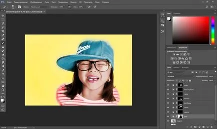 imagini alb-negru în Photoshop