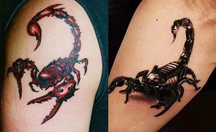 Ce face tatuajul unui scorpion și valoarea fotografiei