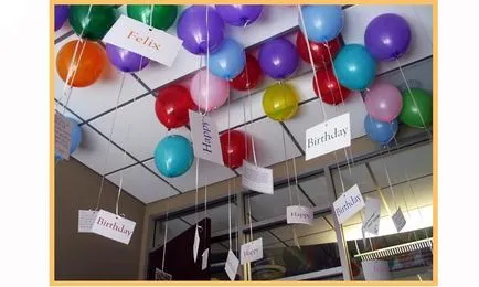 Cum de a decora biroul de ziua de nastere