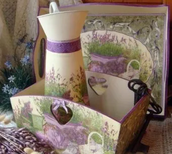 mobilier Decupaj în stil de „Provence“ master class și caracteristici lucrări