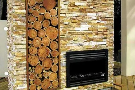 piatra decorativă în interior - un finisaj fotografie de apartamente și case (decorative) piatra decorative în interior - fotografie de finisare apartamente și case