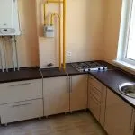bucătărie de design, cu un cazan de gaz pe fotografii de perete (bucătărie) bucătărie de design, cu un cazan de gaz pe fotografii de perete