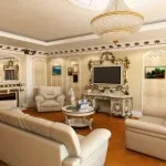 Camera de zi Design - fotografii de interior, 150 living modern în idei apartament