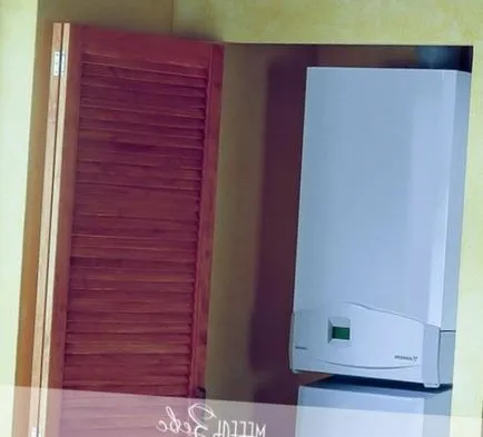 bucătărie de design, cu un cazan de gaz, proiectarea de mici pentru bucatarie mare