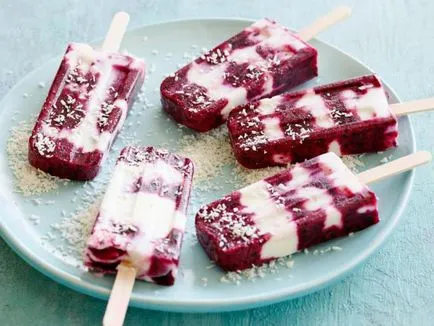 ice Homemade rețetă popsicles smantana (fierbe dizolvare completă) gheață de casa reteta crema de inghetata