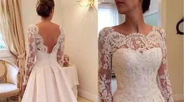 rochii de mireasa elegante, cu mâneci lungi reguli de bază pentru alegerea