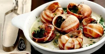 Escargot, nutriție