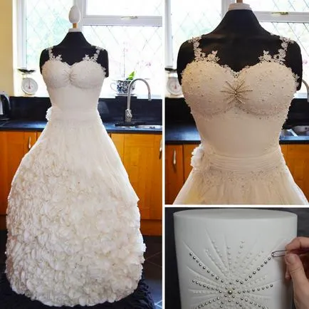 Aceasta rochie de mireasa eleganta nu vrea să pună nici o mireasa