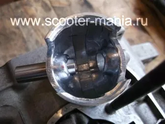Fotografii de la instalația de piston pentru motoare dvuhtakny scutere, scutere si motociclete (setare) Fotografii de la instalația de piston pentru motoare dvuhtakny scutere, motociclete și scutere