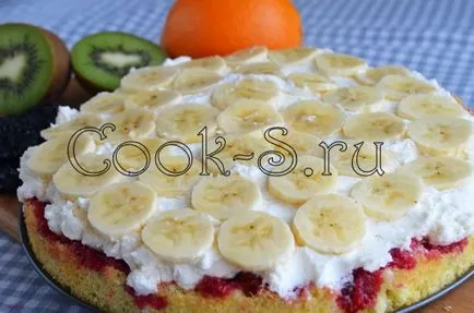 tort de fructe - pas cu pas reteta cu fotografii, coacere (tort) tort de fructe - pas cu pas reteta cu fotografii și produse de patiserie