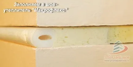Sigilarea îmbinărilor între panou din interiorul apartamentului cu mâinile sale de îmbinare