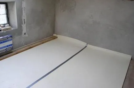 Hidroizolarea podelei - ce și cum să efectueze izoler de muncă