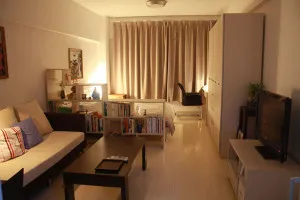 Condiții de viață și de copii într-o singură cameră - apartament design interior (a) Condiții de viață și de copii într-o singură cameră - design interior apartament