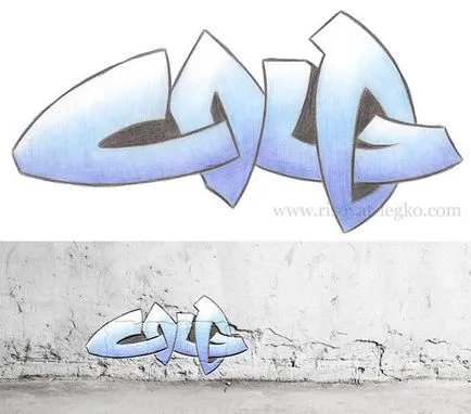 Graffiti pentru începători graffiti ușor (remiză) Graffiti pentru incepatori ușor să atragă graffiti