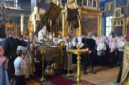 Egumenul Chiril (zaharuri) note după Liturghie arhierească rit vechi-credincioșilor