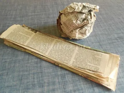 Jucării din papier-mache cu mâinile lor