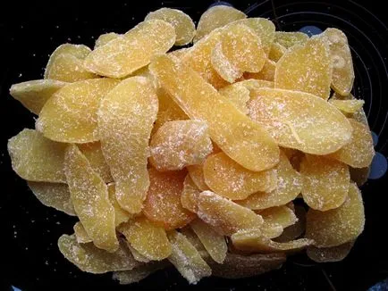 Ghimbir în uz de zahăr, rețete și conținutul de calorii (utilizare) Ghimbir în uz de zahăr, rețete și calorii