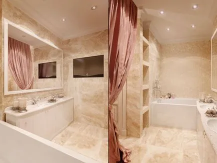 Interiorul o baie mică cu WC 83 fotografie idei de design