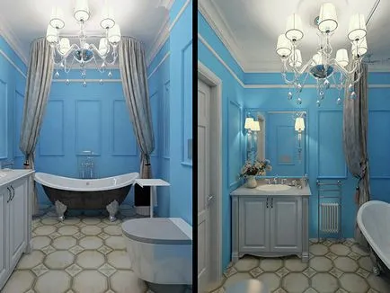 Interiorul o baie mică cu WC 83 fotografie idei de design