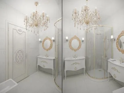 Interiorul o baie mică cu WC 83 fotografie idei de design