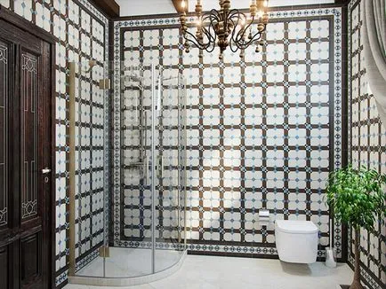 Interiorul o baie mică cu WC 83 fotografie idei de design