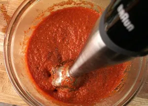 Folosind un blender