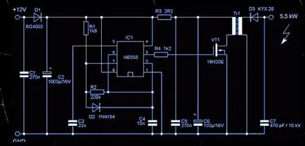 ionizator de aer cu mâinile lor (mai multe scheme)
