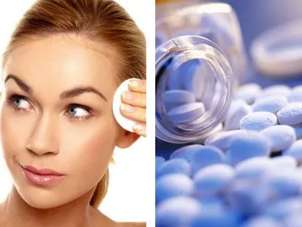 De la aspirina masca facială la domiciliu (masca de fata cu aspirina) De la masca facială aspirina la domiciliu