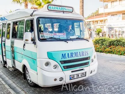 Indicații de orientare de la Antalya la Marmaris (Marmaris) Indicații de orientare din Antalya în Marmaris