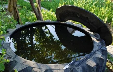 Cum sa faci un bazin de pneuri