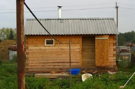 Cum de a construi o saună dintr-un bar