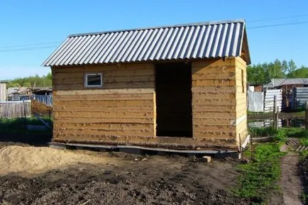Cum de a construi o saună dintr-un bar