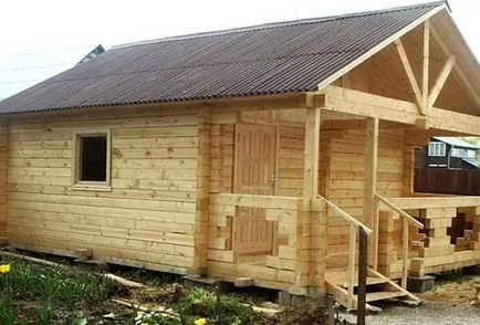 Cum de a construi o saună dintr-un bar