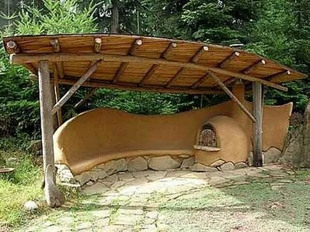Mobilier de grădină cu mâinile lor din materiale de resturi Mobilier de grădină cu mâinile lor din materiale de resturi