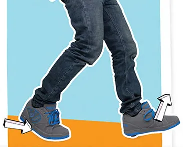 Cum să o plimbare cu teniși cu role Heelys (Heelys)