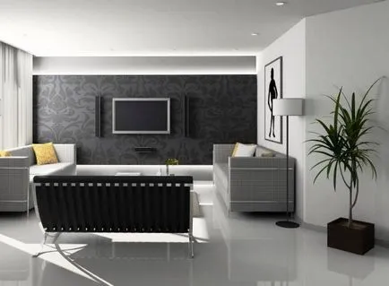 Cât de frumos tapet pokleit în sala de două culori interioare foto cu opțiuni decorative (frumos) Cât de frumos tapet pokleit în sala de două culori interioare foto cu opțiuni decorative