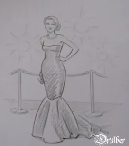Cum de a desena o fată într-o rochie (remiză) Cum de a desena o fată într-o rochie