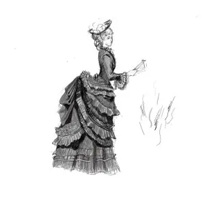 Cum de a desena o fată într-o rochie (remiză) Cum de a desena o fată într-o rochie