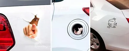 Cum pentru a lipi un autocolant pe sticlă și caroseria vehiculului (corp) Cum pentru a lipi un autocolant pe sticlă și caroseria vehiculului