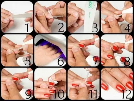Cum să picteze unghiile frumos una sau două culori