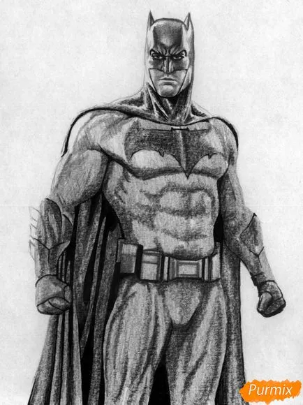 Cum să atragă Batman din Batman vs Superman (Superman) Cum să atragă Batman din Batman vs supraom