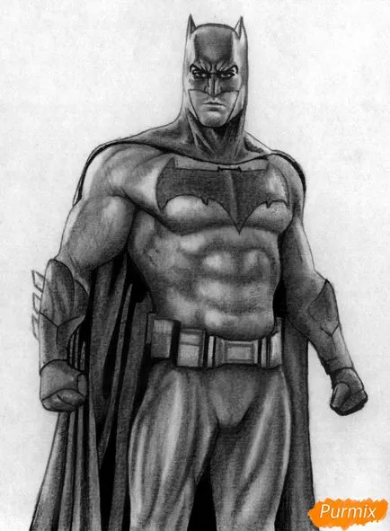 Cum să atragă Batman din Batman vs Superman (Batman) Cum să atragă Batman din Batman vs supraom