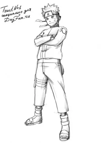 Cum de a desena etape creion Naruto