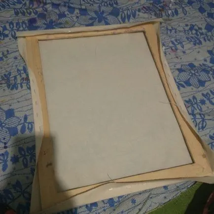Cum de a trage panza pe un cadru și amorsat l - targul mesterilor - manual, lucrate manual
