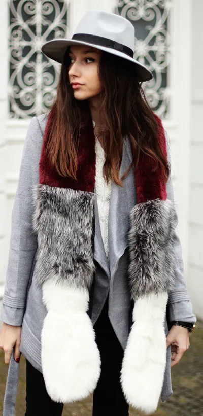 Cum de a purta o esarfa sub o haină de blană sfaturi de moda stilist! (Coat) Cum de a purta o esarfa sub o haină de blană sfaturi de moda stilist!
