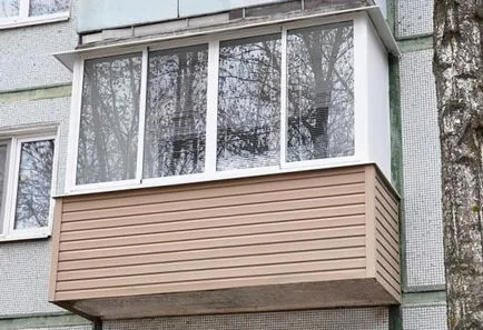 Cum să balcon siding în afara arma propriile lor mâini finisare tehnologie (video)