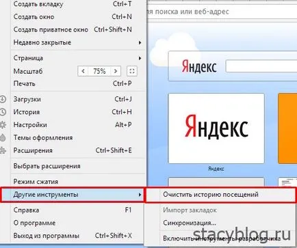 Cum pentru a șterge istoria browser-ului Opera (Opera)