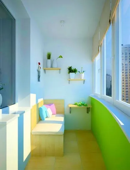 Cum de a aranja balcon - idei pentru toate gusturile (poti pune un scaun) Cum de a aranja balcon - idei pentru toate gusturile