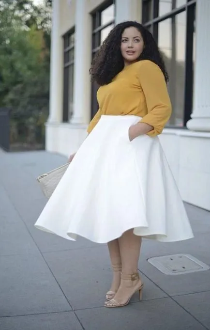 Cum să te îmbraci de fete si fetite plin cu statura (rochie) Cum să te îmbraci de fete si fetite plin cu statura