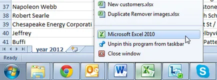 Cum de a deschide fișiere Excel 2010 ferestre separate